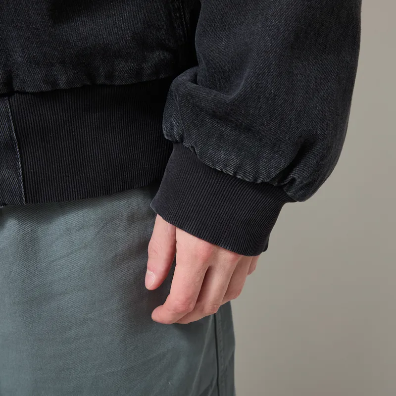 Carhartt WIP OG Active Jacket Black Stone Washed-9