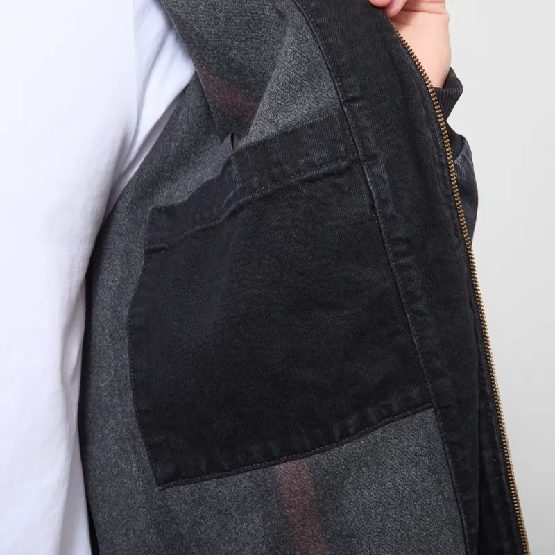 Carhartt WIP OG Active Jacket Black Stone Washed-5