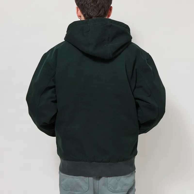 Carhartt WIP OG Active Jacket Raven Stone Canvas-2