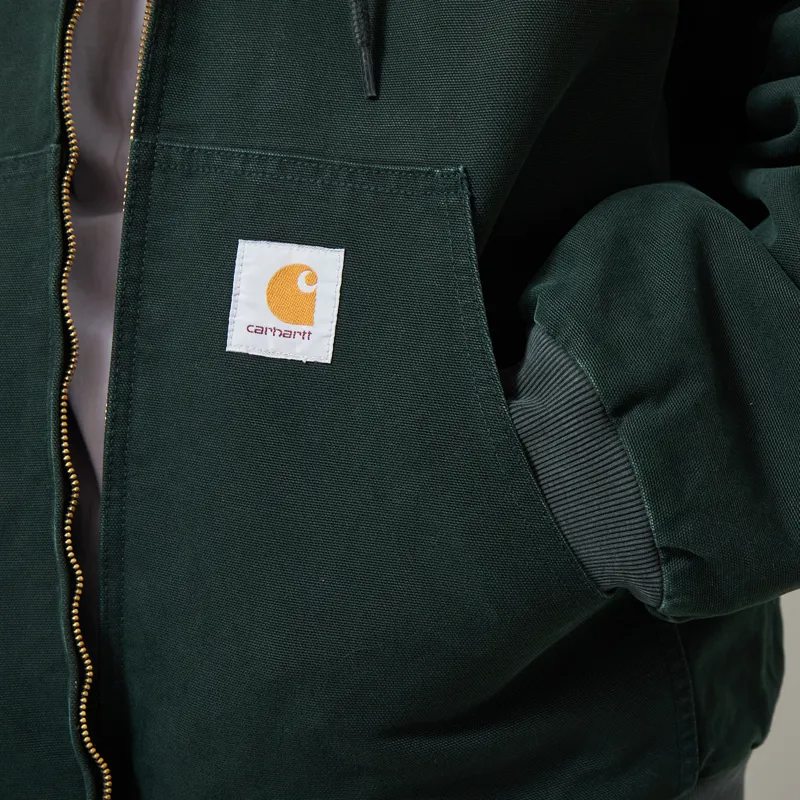 Carhartt WIP OG Active Jacket Raven Stone Canvas-6