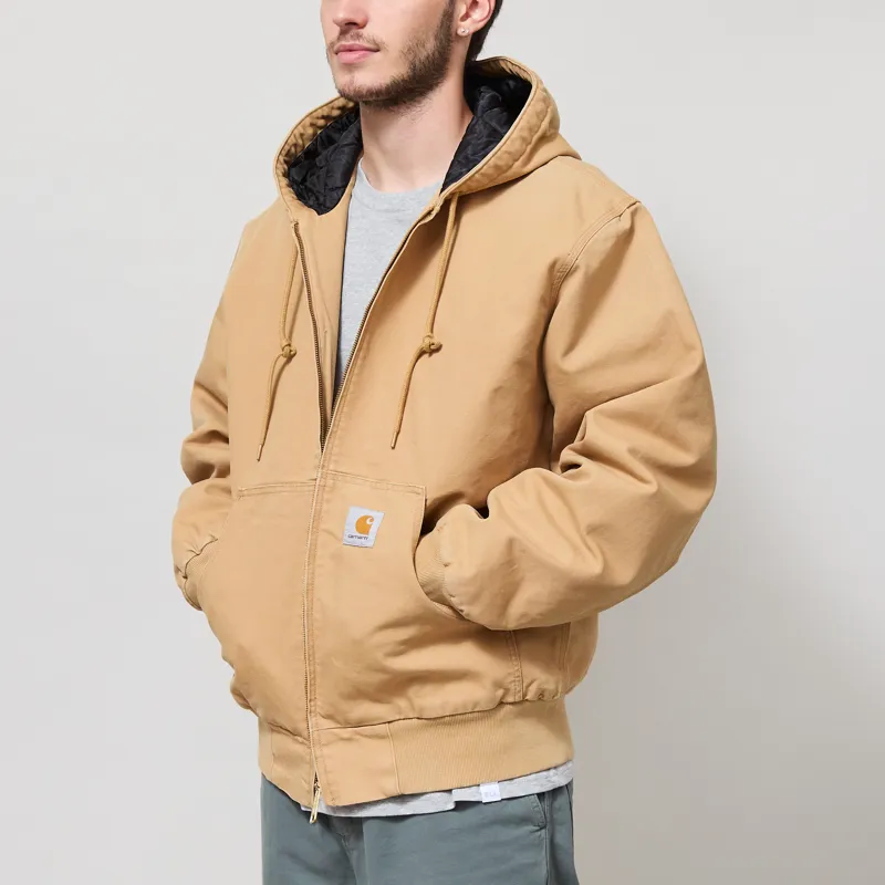 Carhartt WIP OG Active Jacket WIP Dusty H Stone Canvas-1