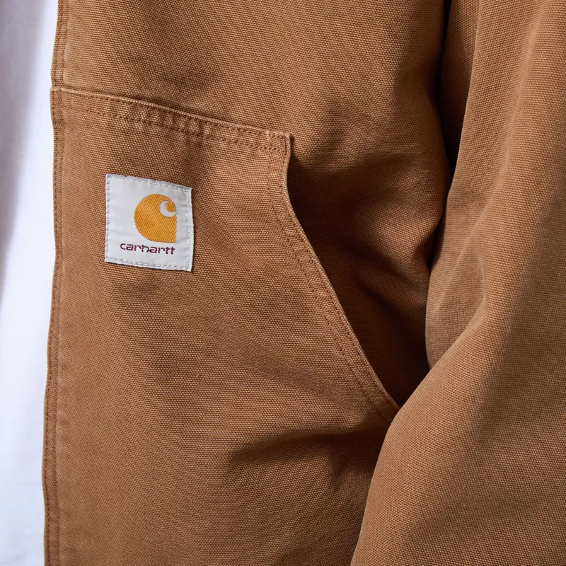 Carhartt WIP OG Active Jacket WIP H Brown Stone Canvas-6