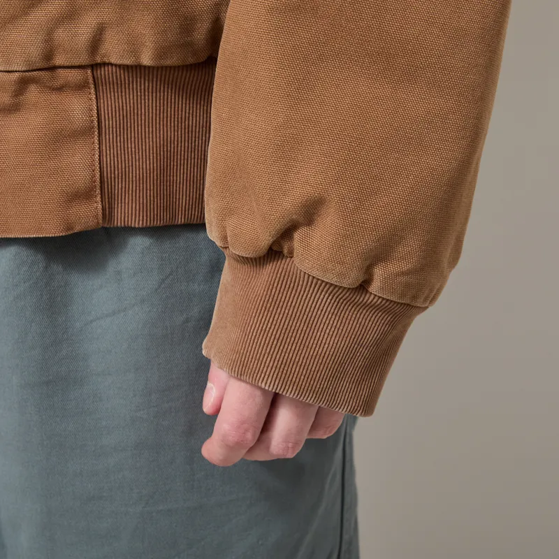 Carhartt WIP OG Active Jacket WIP H Brown Stone Canvas-9