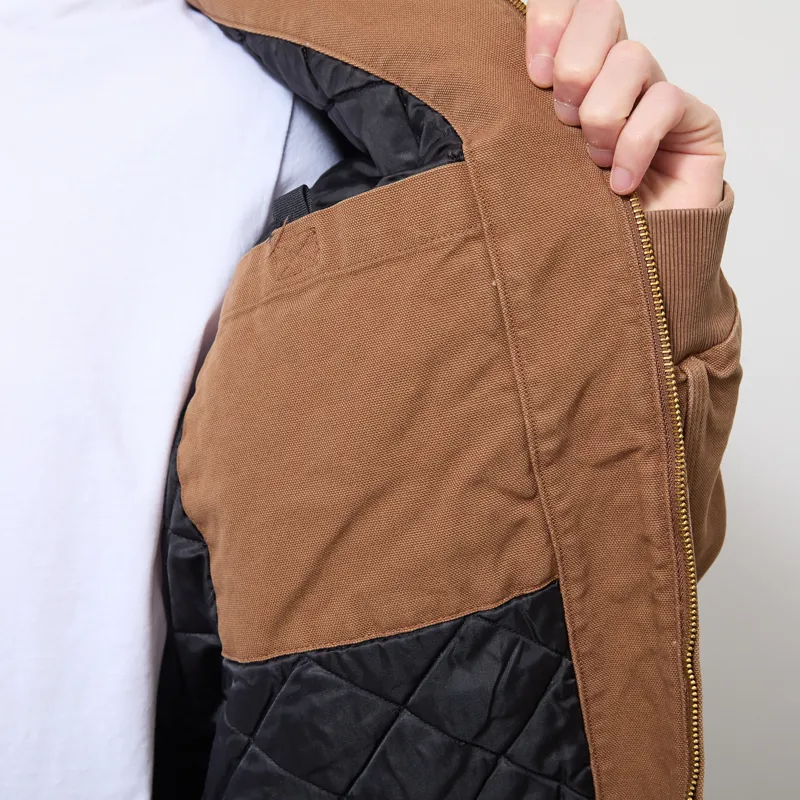 Carhartt WIP OG Active Jacket WIP H Brown Stone Canvas-4