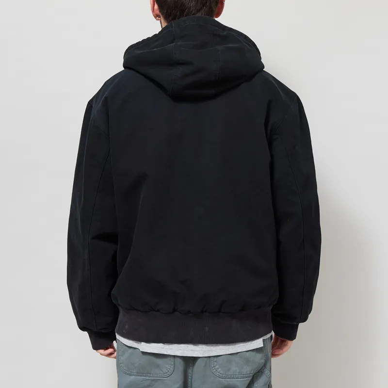 Carhartt WIP OG Active Jacket Black Stone Canvas-2