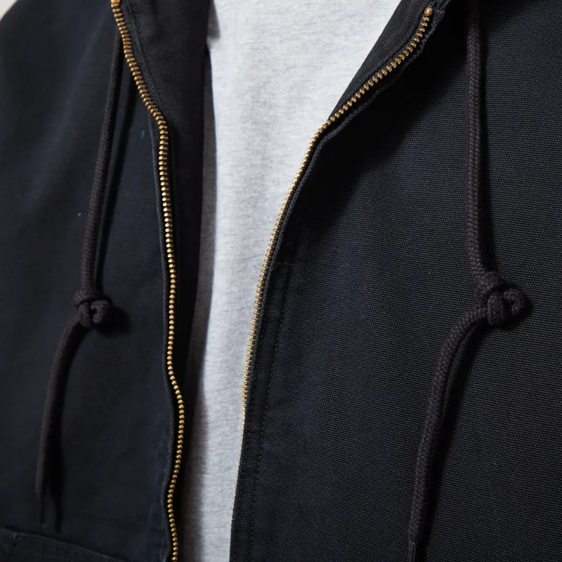 Carhartt WIP OG Active Jacket Black Stone Canvas-4