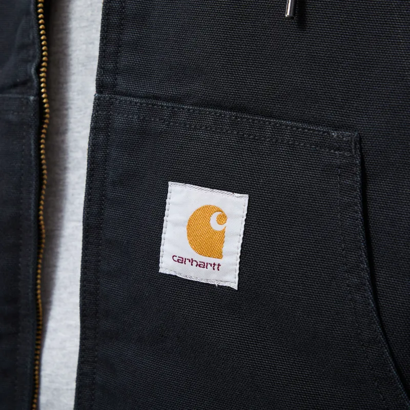 Carhartt WIP OG Active Jacket Black Stone Canvas-6