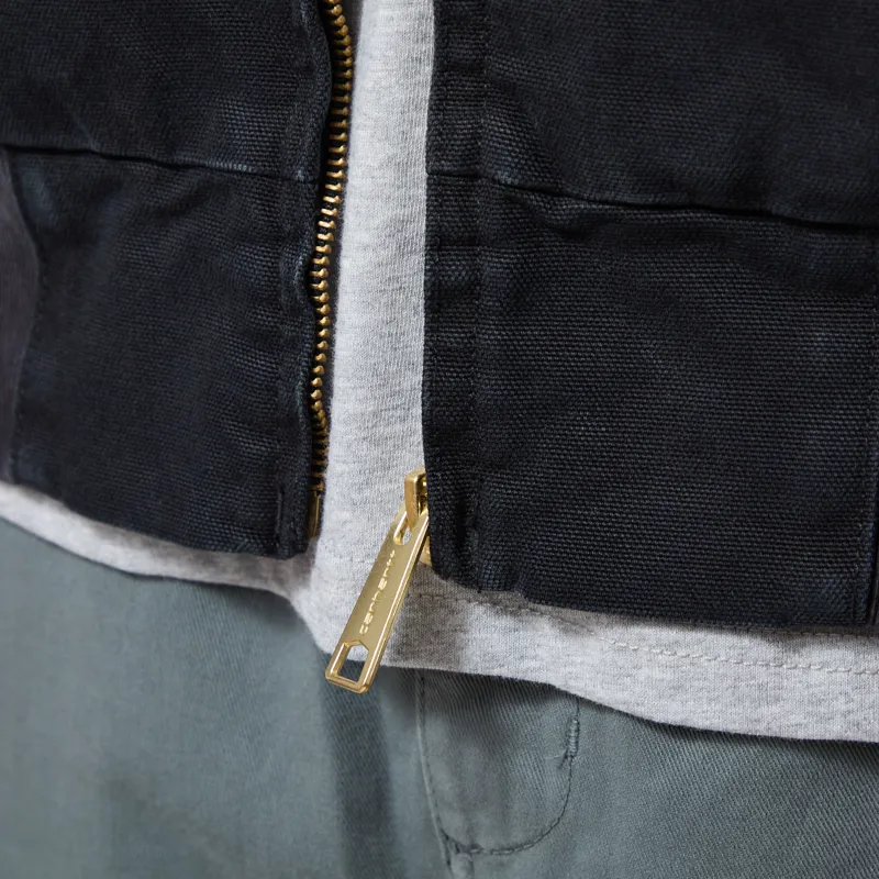 Carhartt WIP OG Active Jacket Black Stone Canvas-10