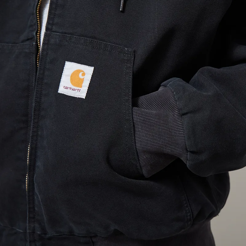 Carhartt WIP OG Active Jacket Black Stone Canvas-8