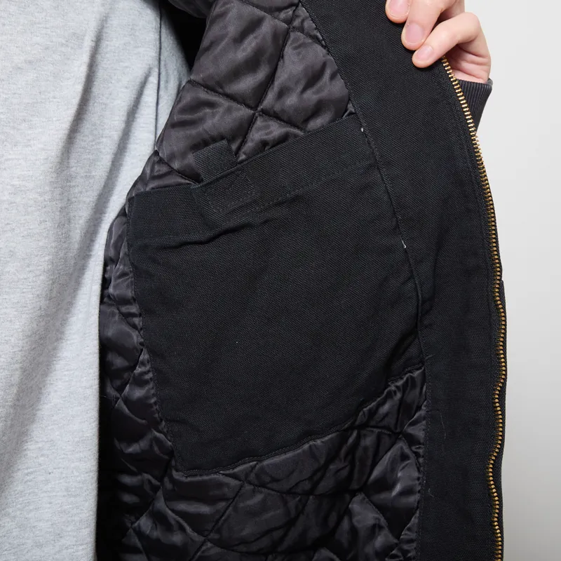 Carhartt WIP OG Active Jacket Black Stone Canvas-7