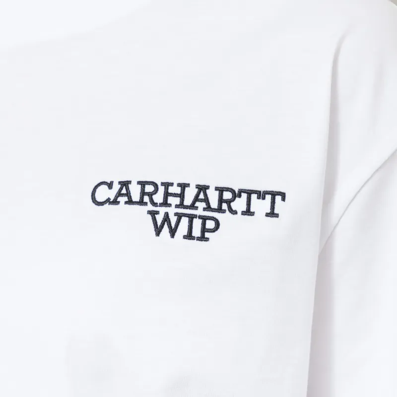 Carhartt WIP Womens Hugging Cats T Shirt White-6
