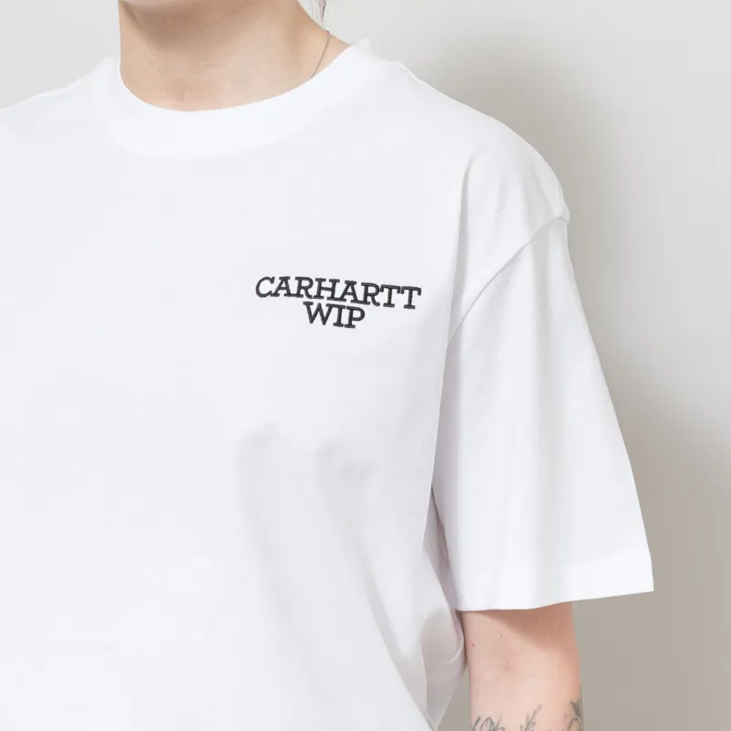 Carhartt WIP Womens Hugging Cats T Shirt White-5