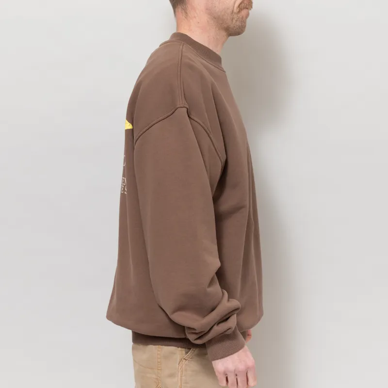 Goodies Sportive Intercontinental Crewneck Brown-1