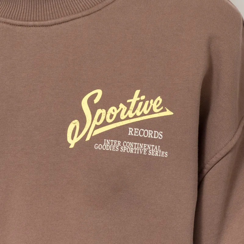 Goodies Sportive Intercontinental Crewneck Brown-7