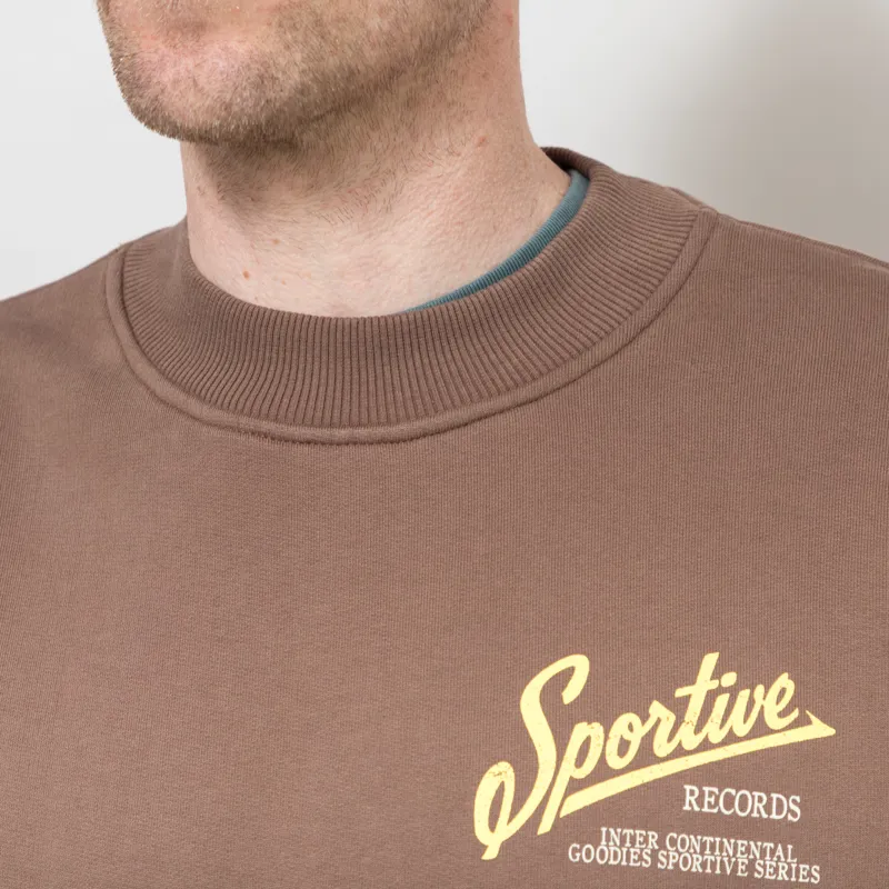 Goodies Sportive Intercontinental Crewneck Brown-5