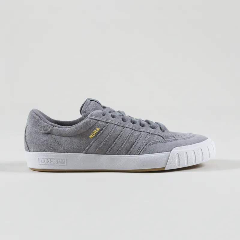 Adidas Skateboarding Nora Shoes Grey White-2
