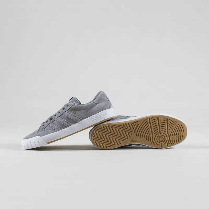Adidas Skateboarding Nora Shoes Grey White-3