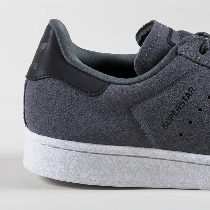 Adidas Skateboarding Superstar ADV Shoes Grey Black White-4