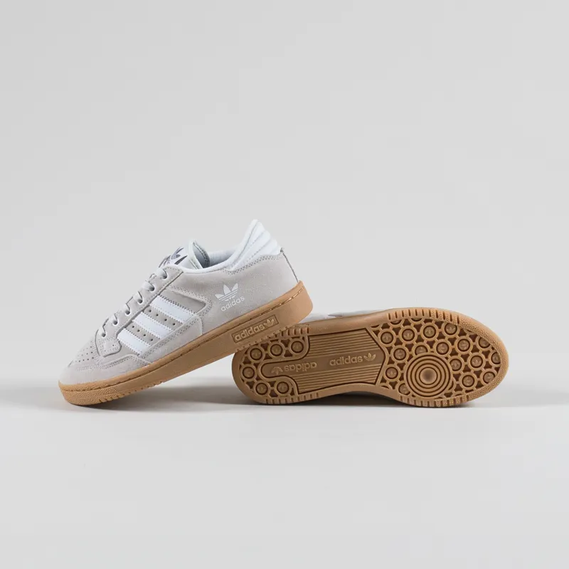 Adidas Skateboarding Centennial 85 Low ADV Shoes White Gum-3