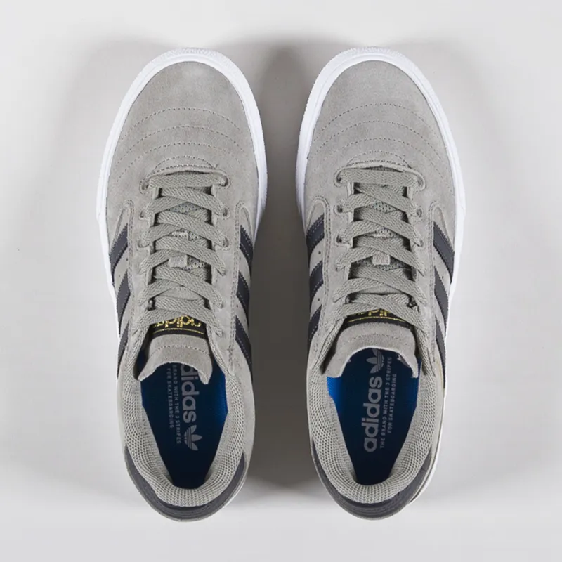 Adidas Skateboarding Busenitz Vulc II Shoes Silver Pebble-6