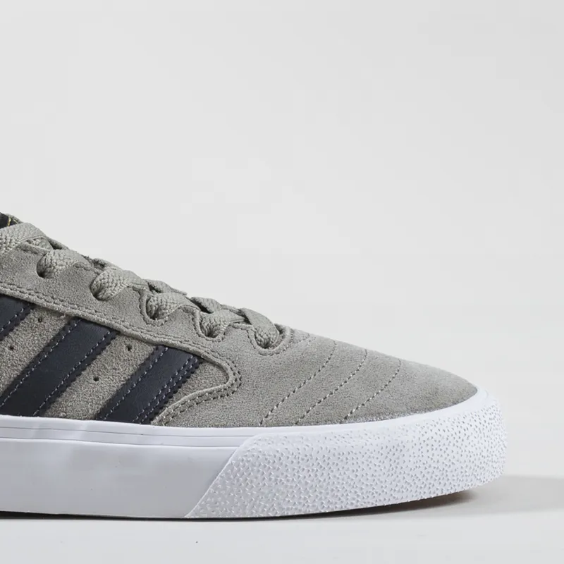 Adidas Skateboarding Busenitz Vulc II Shoes Silver Pebble-5