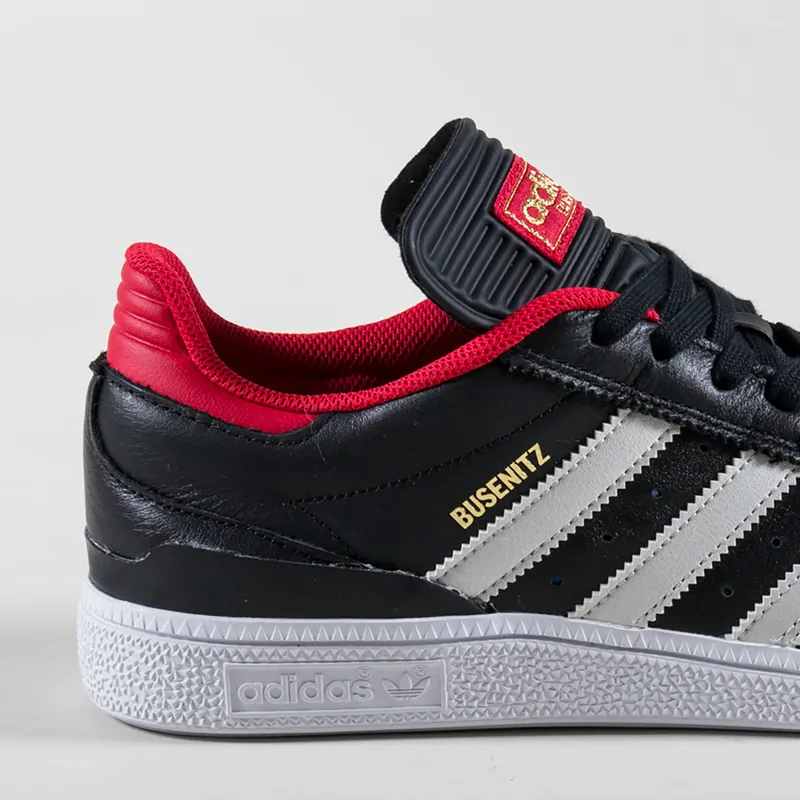 Adidas Skateboarding Busenitz Shoes Black Zero Better Scarlet-4