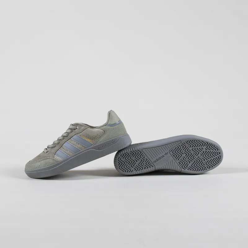 Adidas Skateboarding Tyshawn Low Shoes Silver Pebble