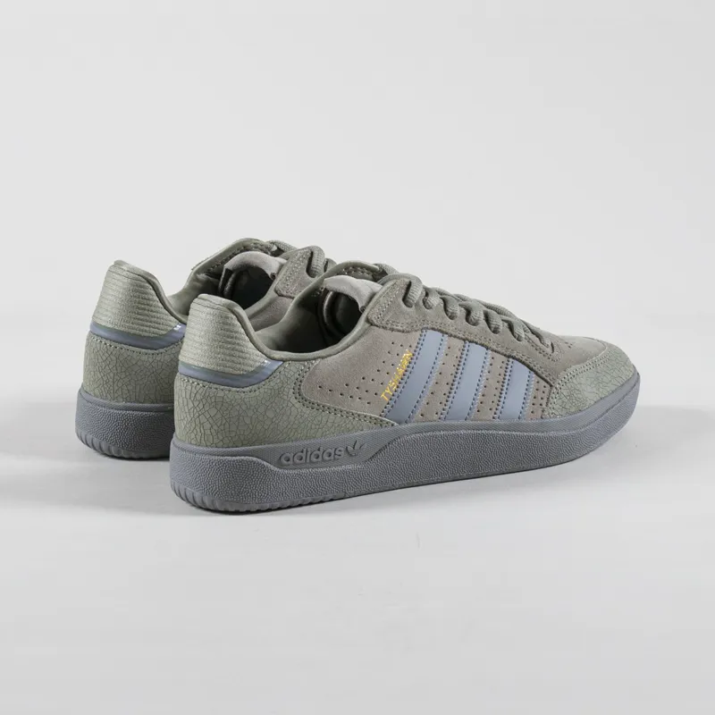 Adidas Skateboarding Tyshawn Low Shoes Silver Pebble-1