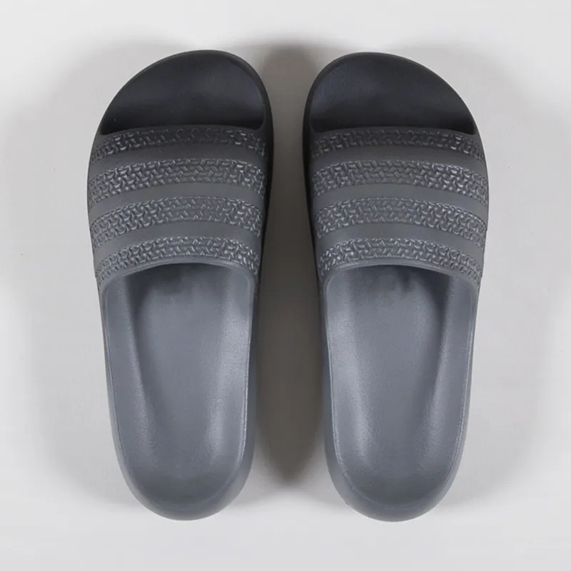 Adidas Skateboarding x Dime Ayoon Slides Black Grey Gold-4