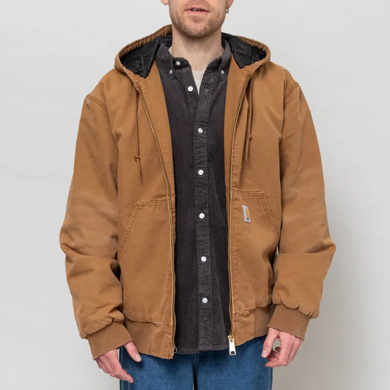 Carhartt WIP OG Active Jacket Hamilton Brown Stone Canvas