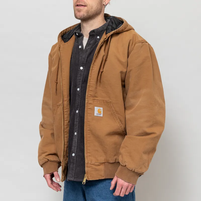 Carhartt WIP OG Active Jacket Hamilton Brown Stone Canvas-1