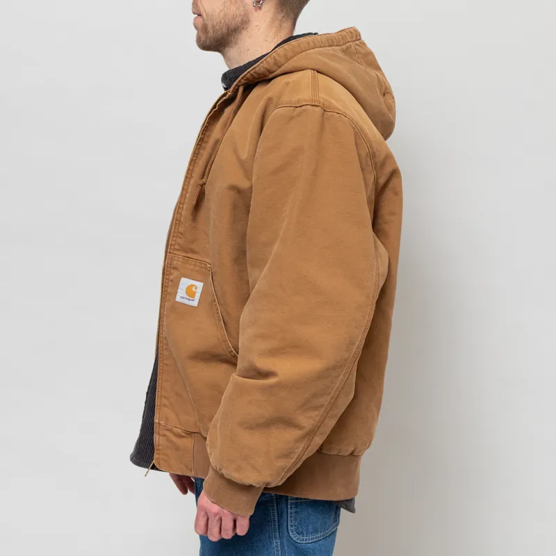 Carhartt WIP OG Active Jacket Hamilton Brown Stone Canvas-2