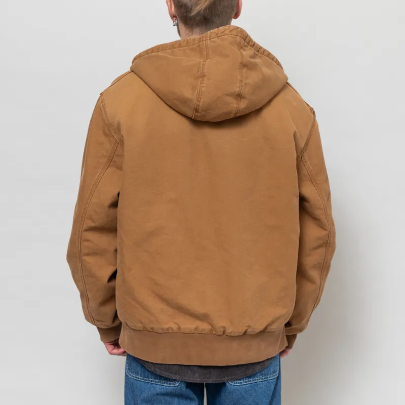 Carhartt WIP OG Active Jacket Hamilton Brown Stone Canvas-3
