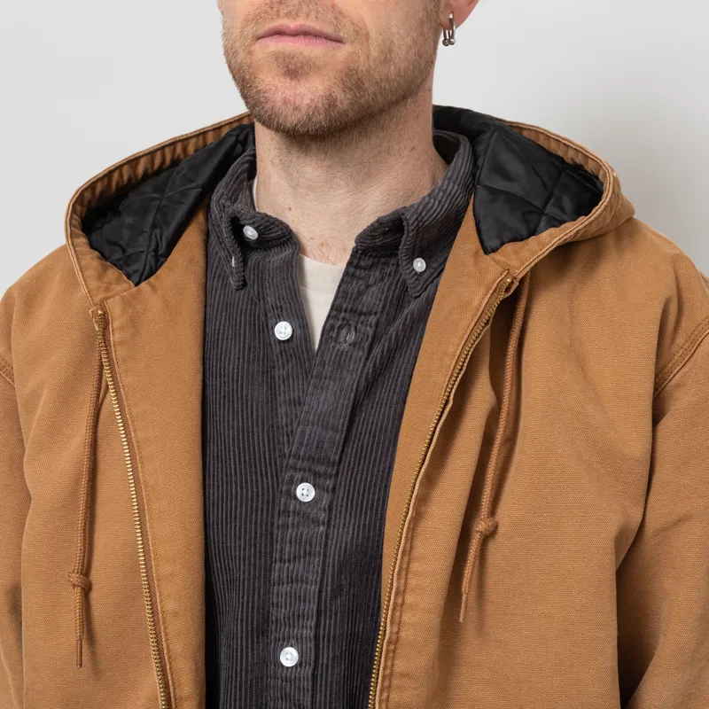 Carhartt WIP OG Active Jacket Hamilton Brown Stone Canvas-5