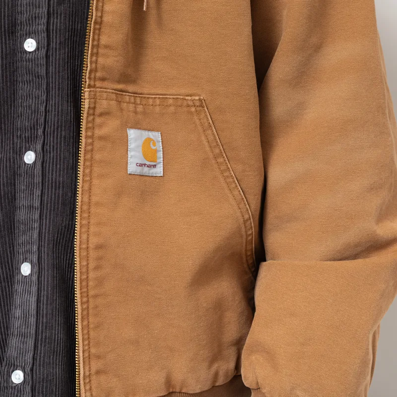 Carhartt WIP OG Active Jacket Hamilton Brown Stone Canvas-8