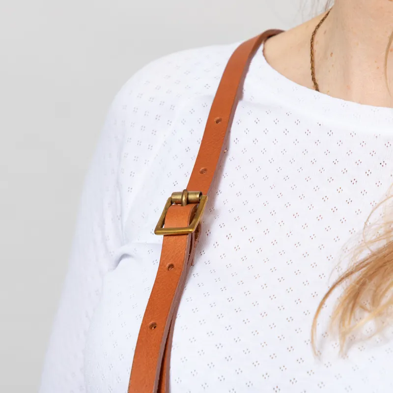 Kate Sheridan Womens Mini Dot Leather Bag Amber-3