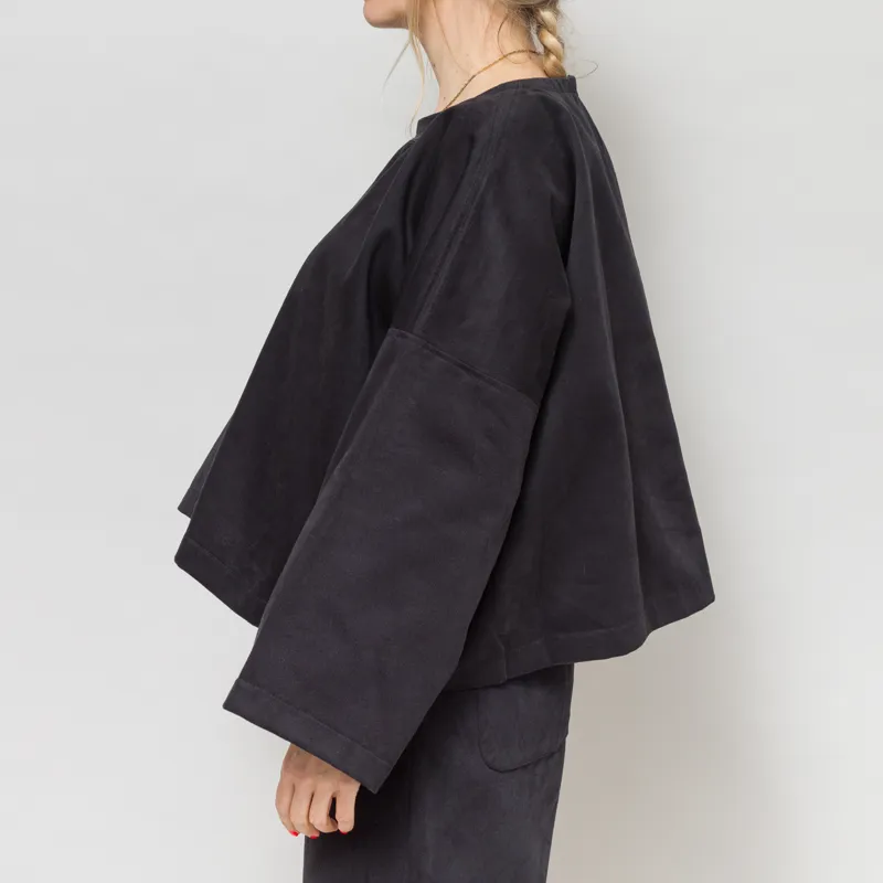 Kate Sheridan Womens Drill Edie Top Black-2