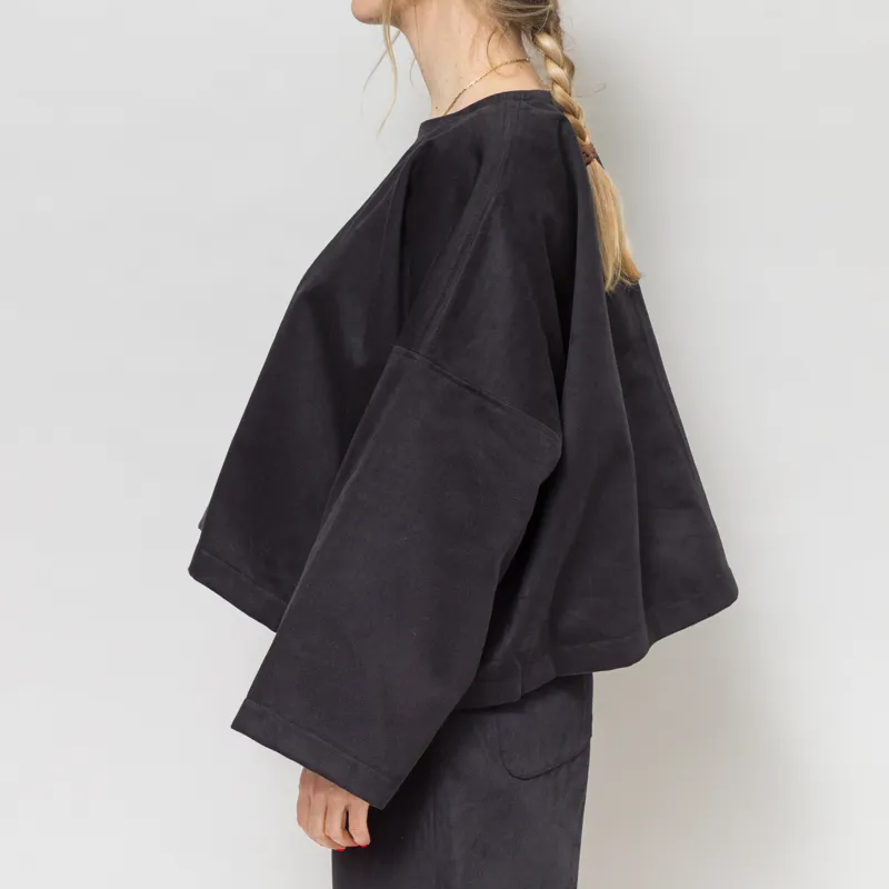 Kate Sheridan Womens Drill Edie Top Black-3