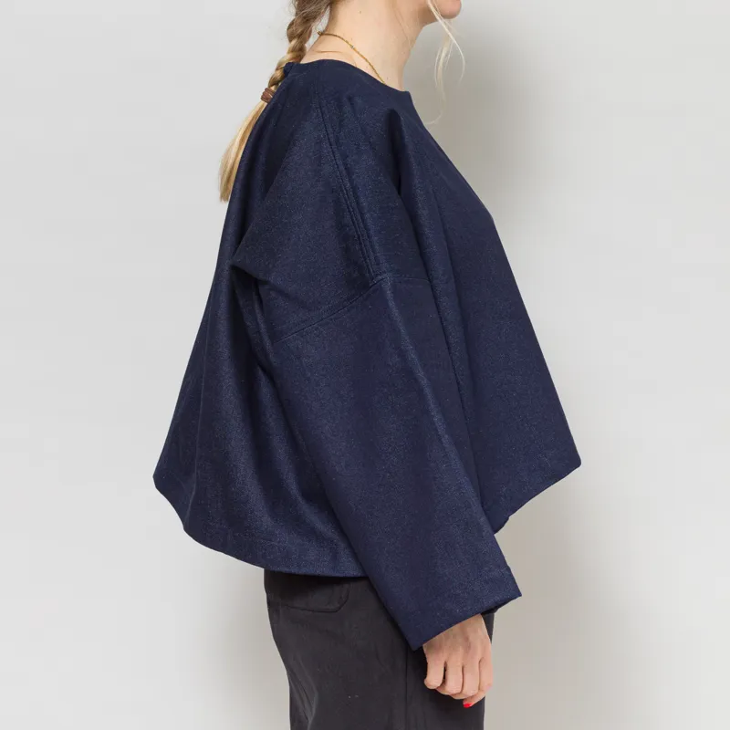 Kate Sheridan Womens Drill Edie Top Denim-4