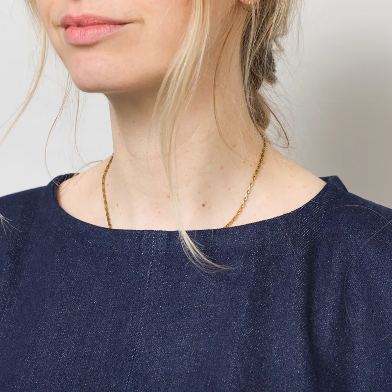 Kate Sheridan Womens Drill Edie Top Denim-5