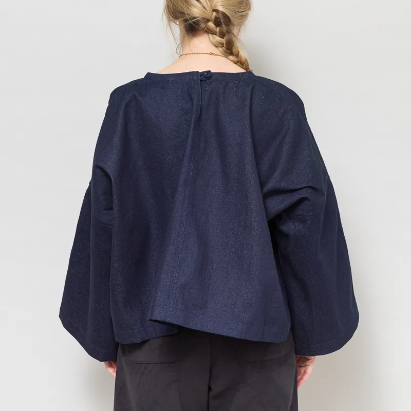 Kate Sheridan Womens Drill Edie Top Denim-3