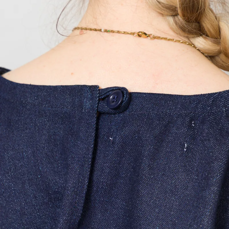 Kate Sheridan Womens Drill Edie Top Denim-6