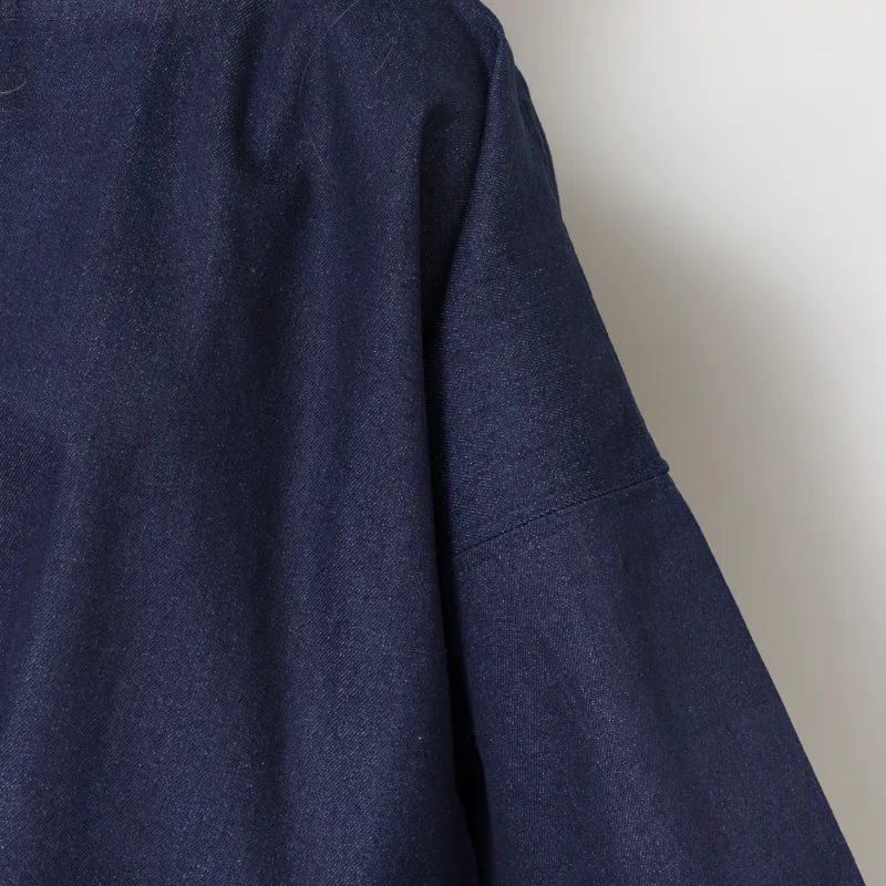 Kate Sheridan Womens Drill Edie Top Denim-7