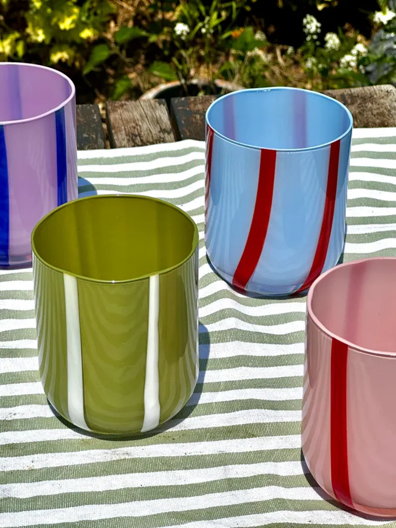 Maegen Atina Striped Tumbler Lilac Navy-4