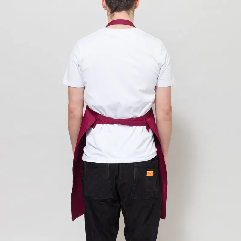 Working Class Heroes x Irvings Apron Burgundy-2
