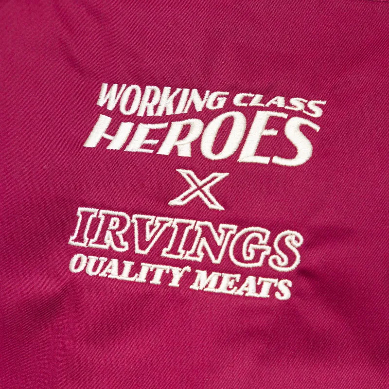 Working Class Heroes x Irvings Apron Burgundy-5