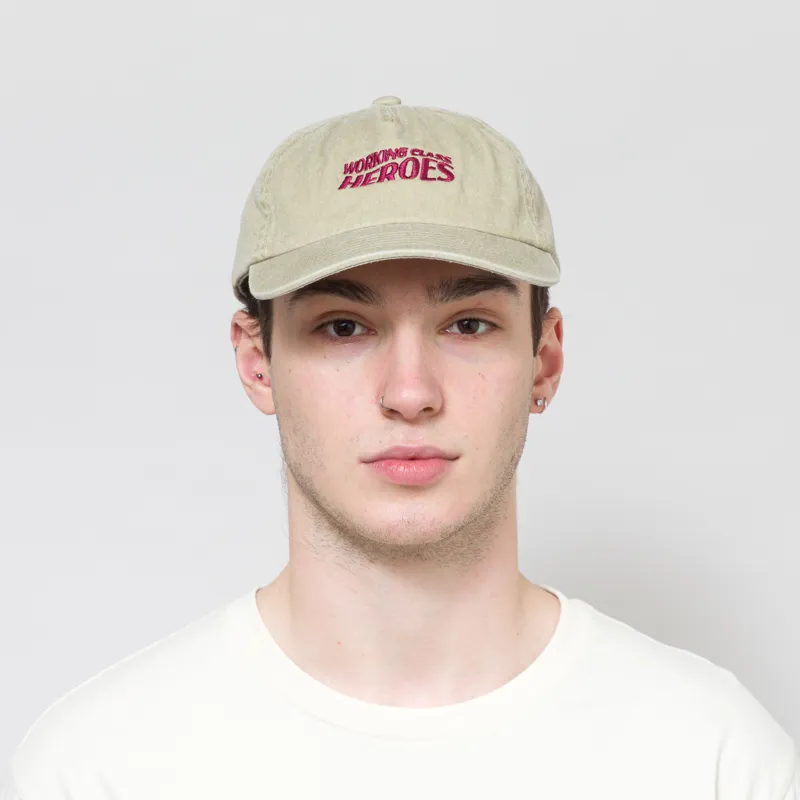 Working Class Heroes x Irvings Logo Cap Burgundy-1