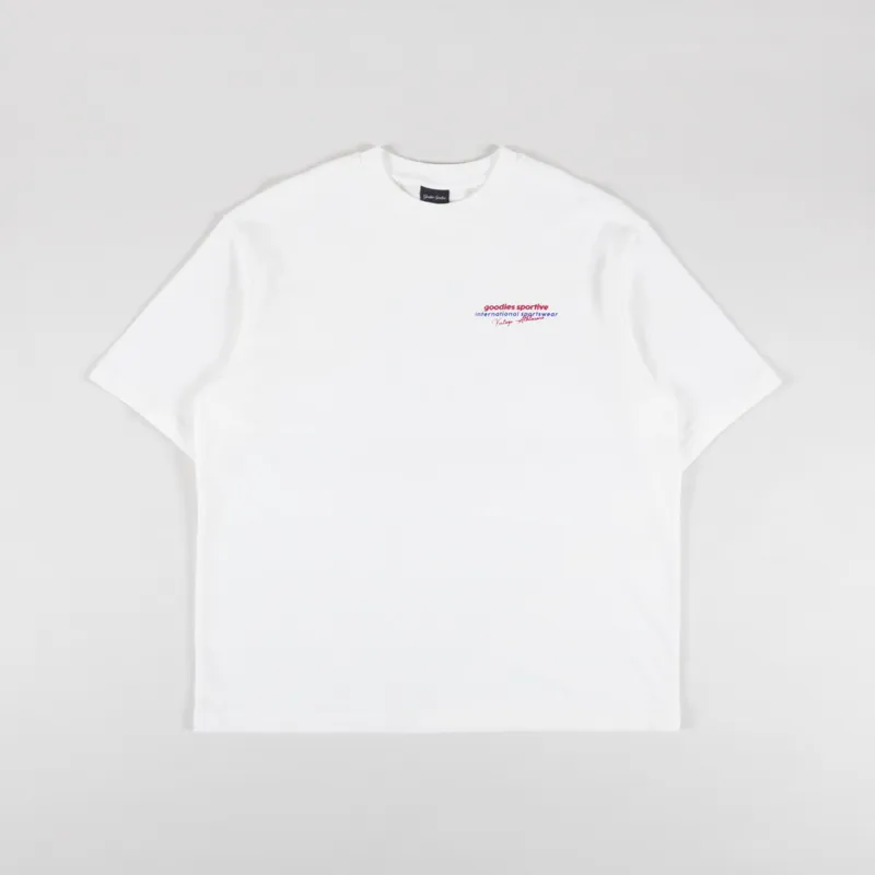 Goodies Sportive Imperial T Shirt White-1
