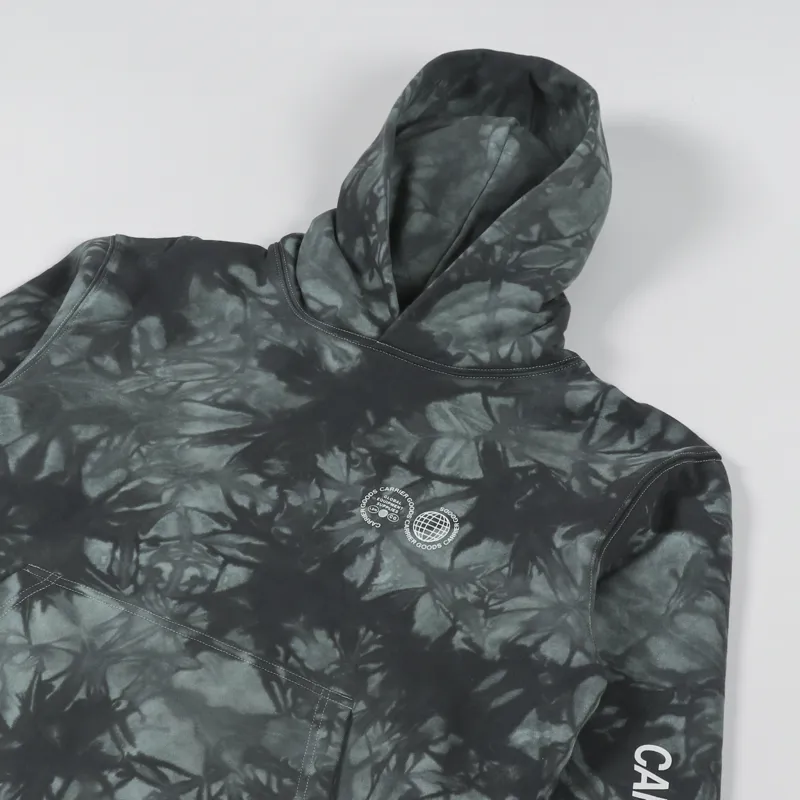 Carrier Goods Hoodie Green Ice Dye-2