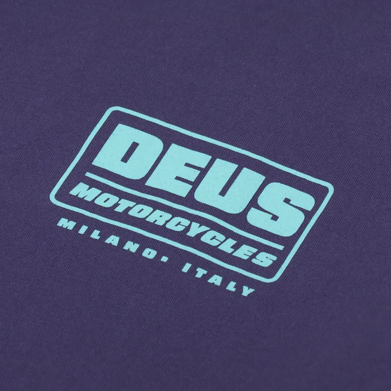 Deus Ex Machina Impact Long Sleeve T Shirt Workwear Blue-6